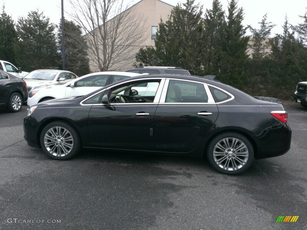 Carbon Black Metallic 2015 Buick Verano Premium Turbo Exterior Photo #100272469