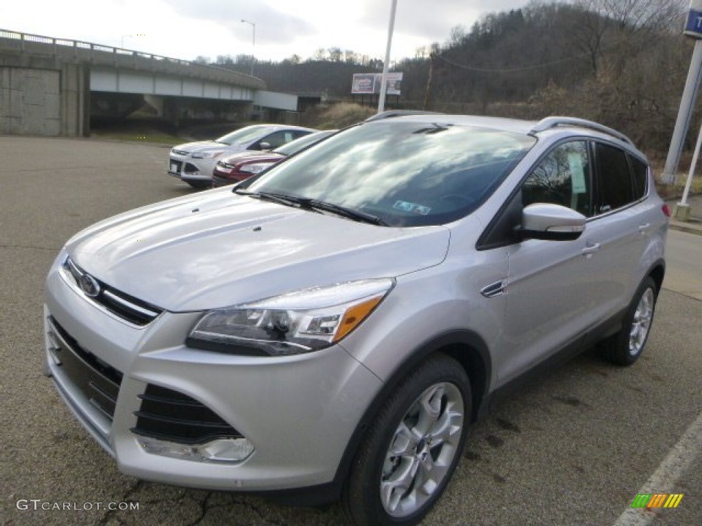 2015 Escape Titanium 4WD - Ingot Silver Metallic / Charcoal Black photo #4