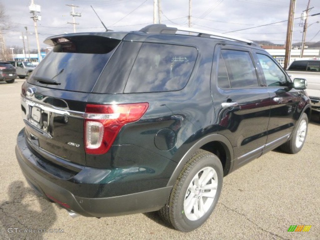 2015 Explorer XLT 4WD - Dark Side / Medium Light Stone photo #8