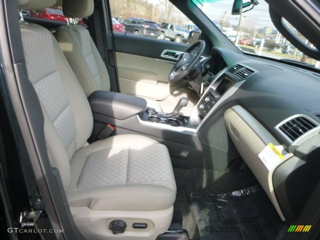 2015 Explorer XLT 4WD - Dark Side / Medium Light Stone photo #10