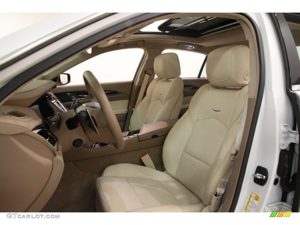 Light Cashmere/Medium Cashmere Interior 2015 Cadillac CTS 2.0T Luxury AWD Sedan Photo #100276738