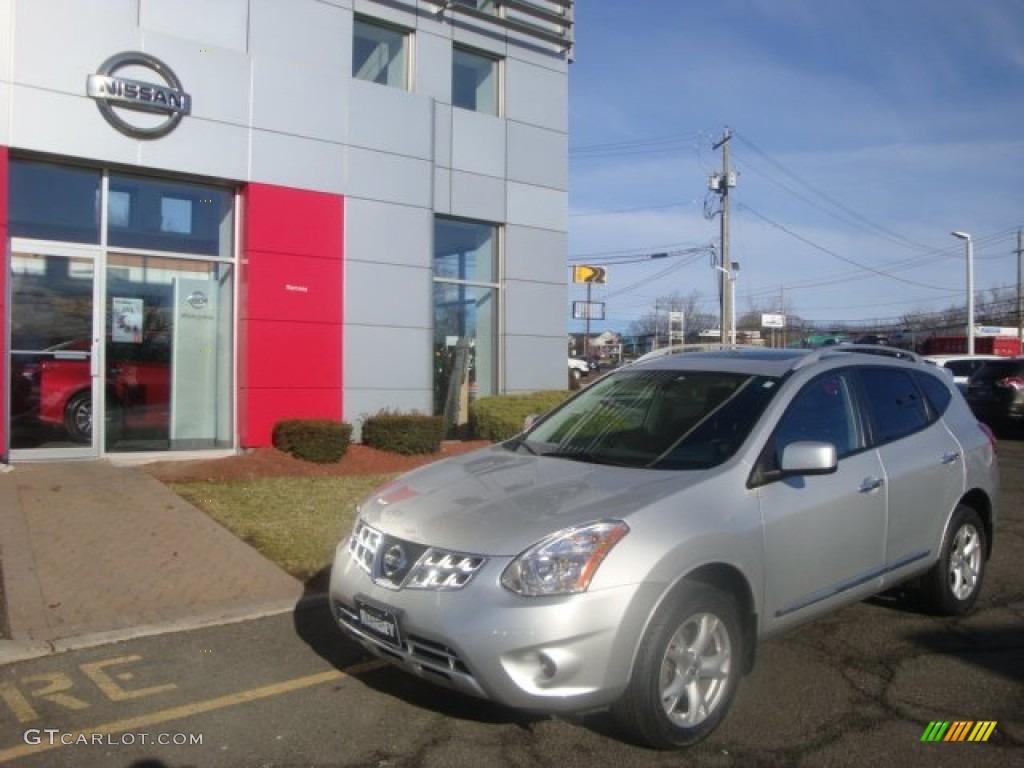 2011 Rogue SV AWD - Silver Ice Metallic / Black photo #25