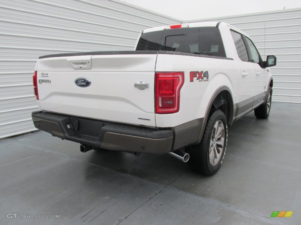 White Platinum Tricoat 2015 Ford F150 King Ranch SuperCrew 4x4 Exterior Photo #100280437
