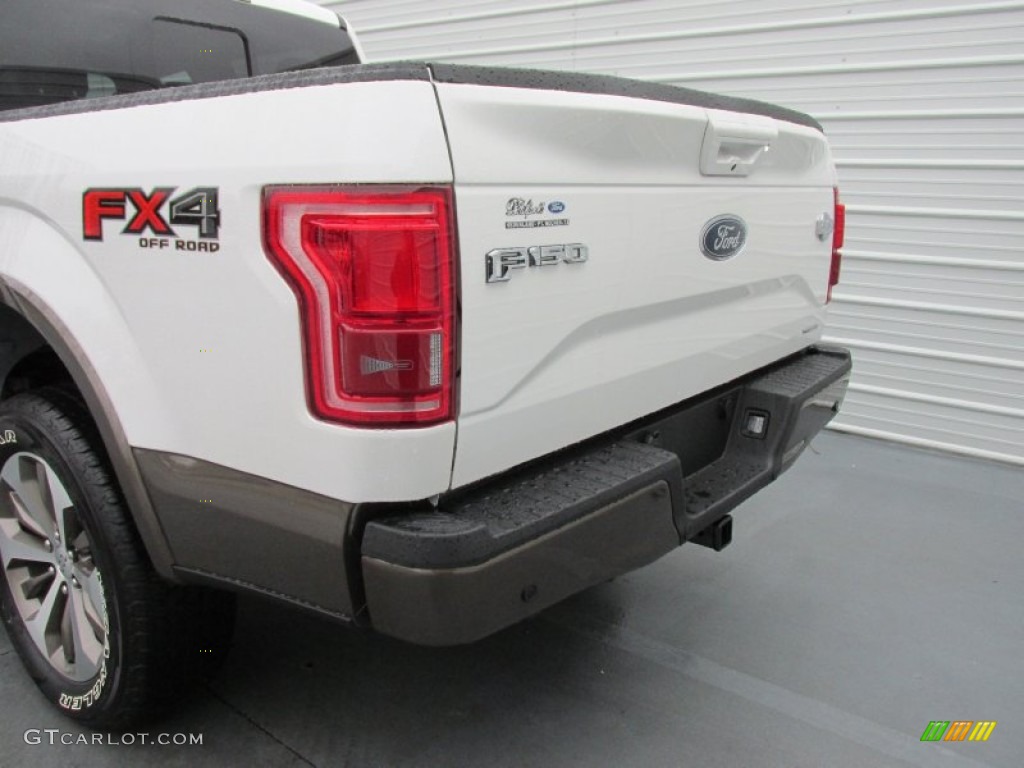 2015 F150 King Ranch SuperCrew 4x4 - White Platinum Tricoat / King Ranch Java/Mesa photo #20