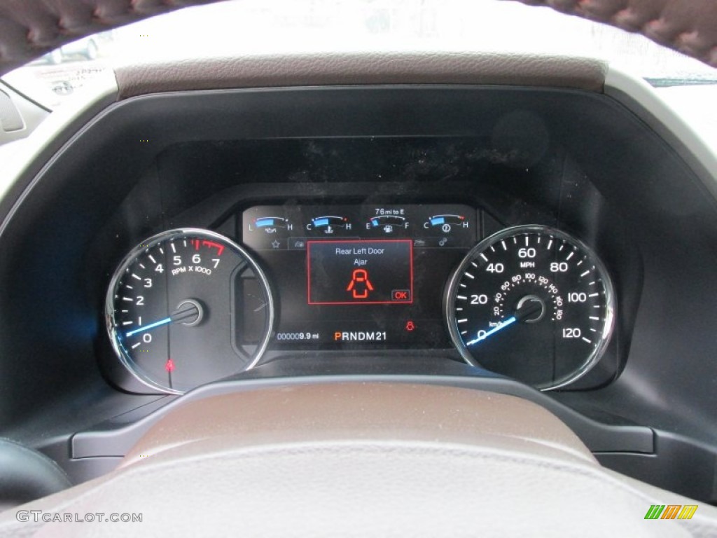 2015 Ford F150 King Ranch SuperCrew 4x4 Gauges Photo #100280743