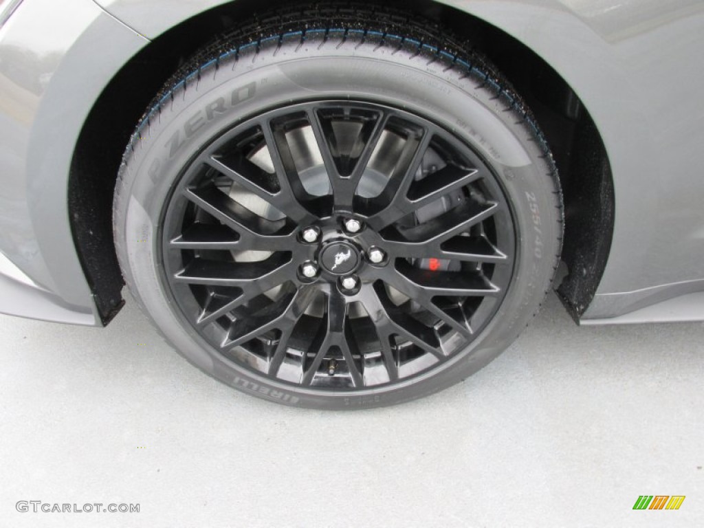 2015 Mustang GT Premium Coupe - Magnetic Metallic / Ebony photo #11