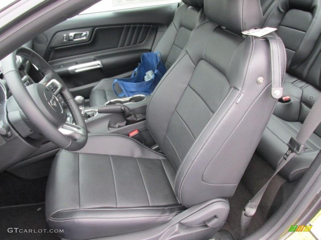 2015 Mustang GT Premium Coupe - Magnetic Metallic / Ebony photo #21