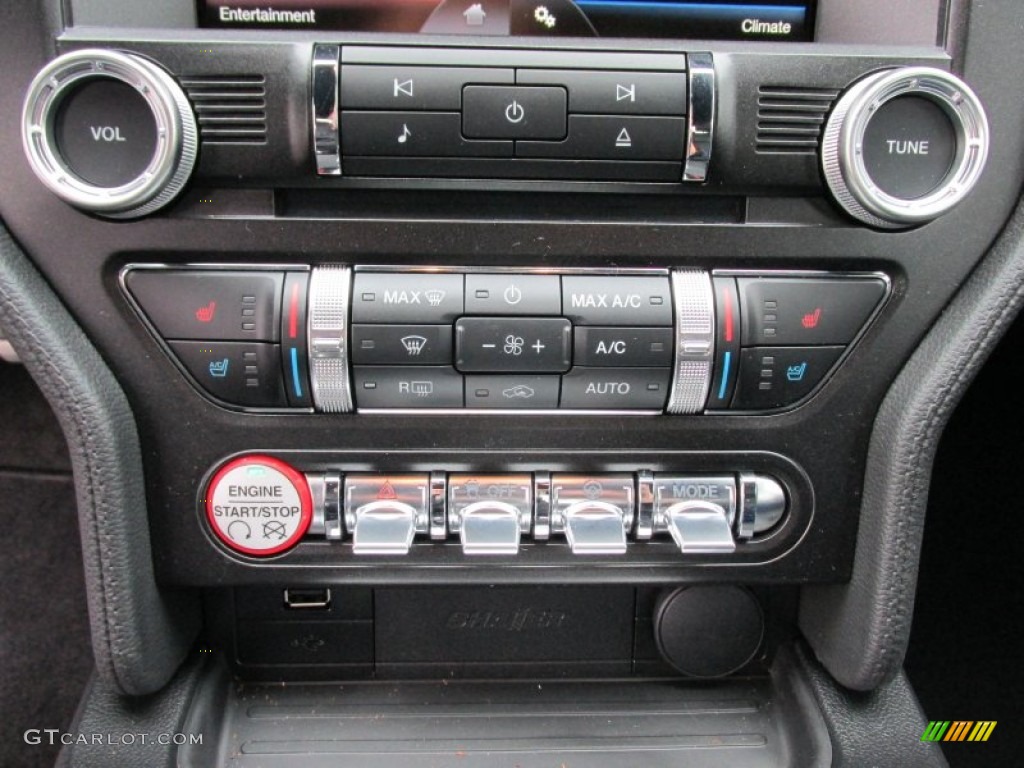 2015 Ford Mustang GT Premium Coupe Controls Photo #100281226