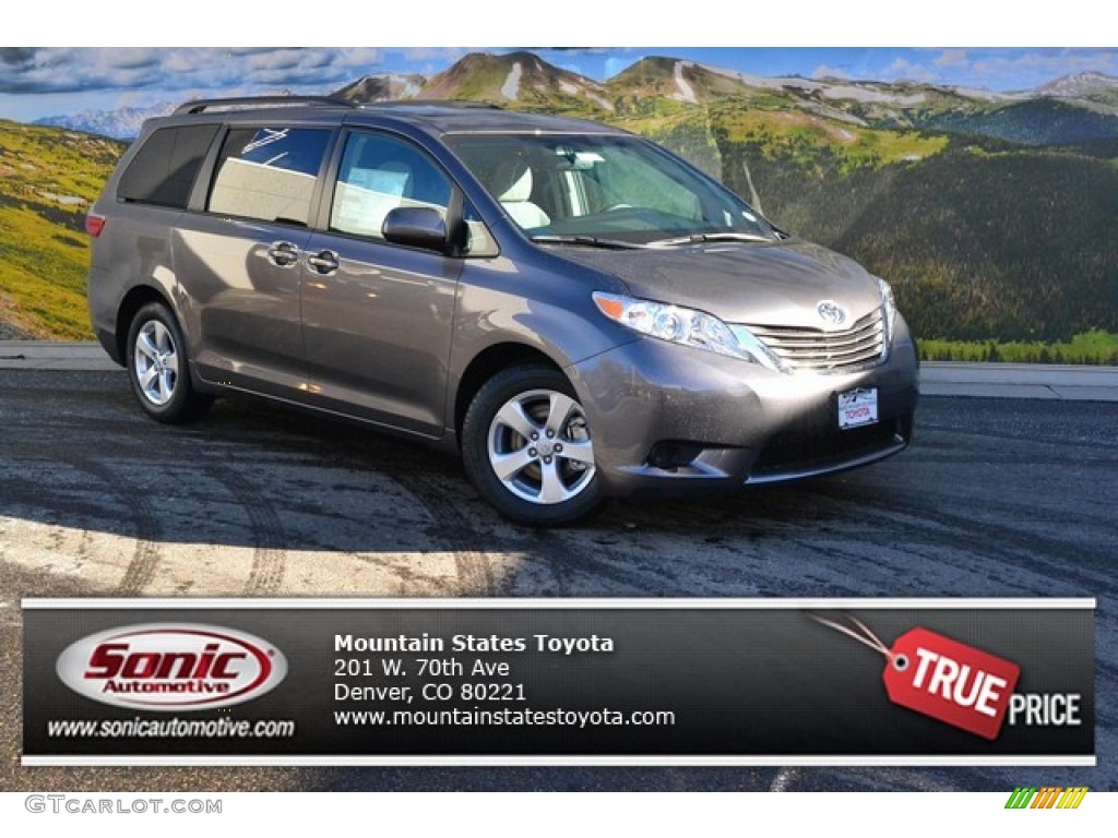 Predawn Gray Mica Toyota Sienna