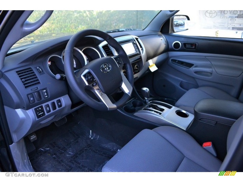 2015 Tacoma V6 Double Cab 4x4 - Black / Graphite photo #5