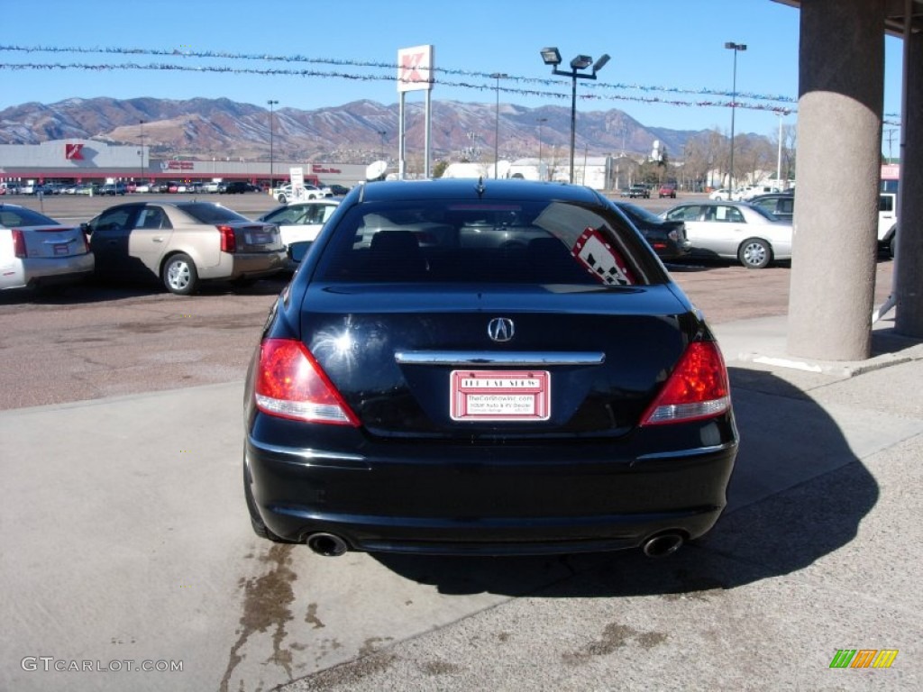 2005 RL 3.5 AWD Sedan - Nighthawk Black Pearl / Ebony photo #4