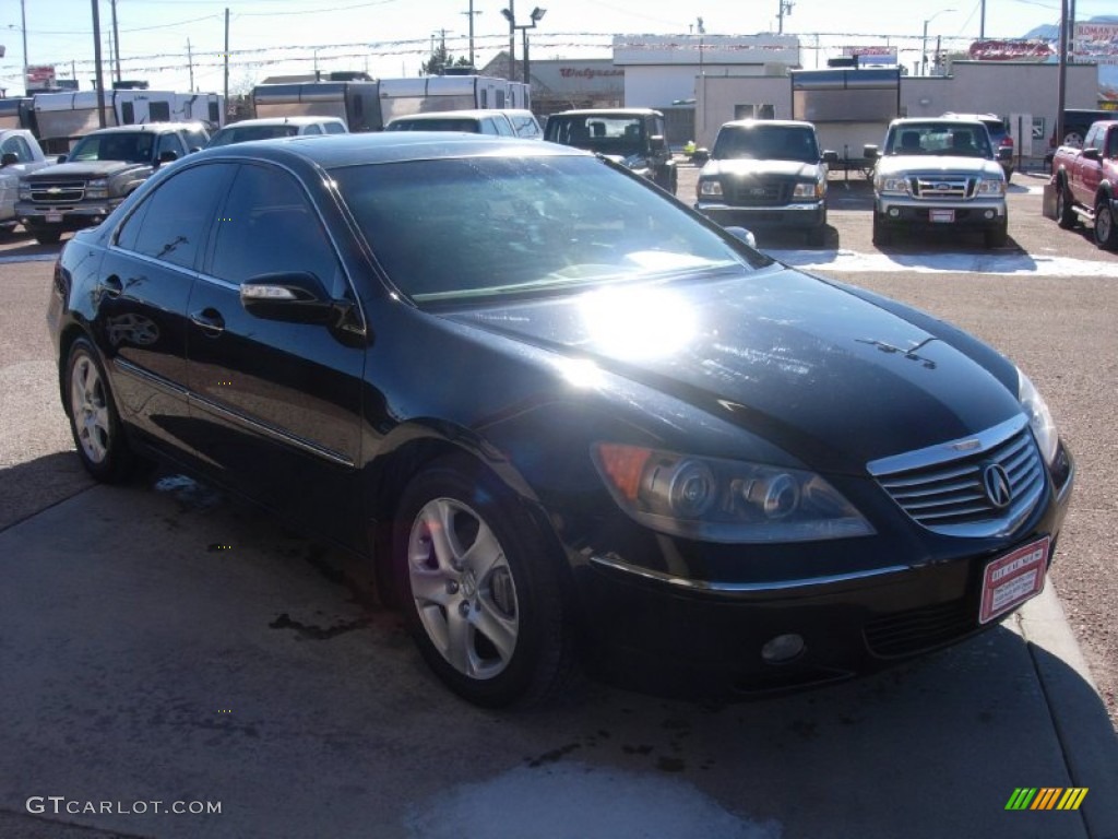 2005 RL 3.5 AWD Sedan - Nighthawk Black Pearl / Ebony photo #7