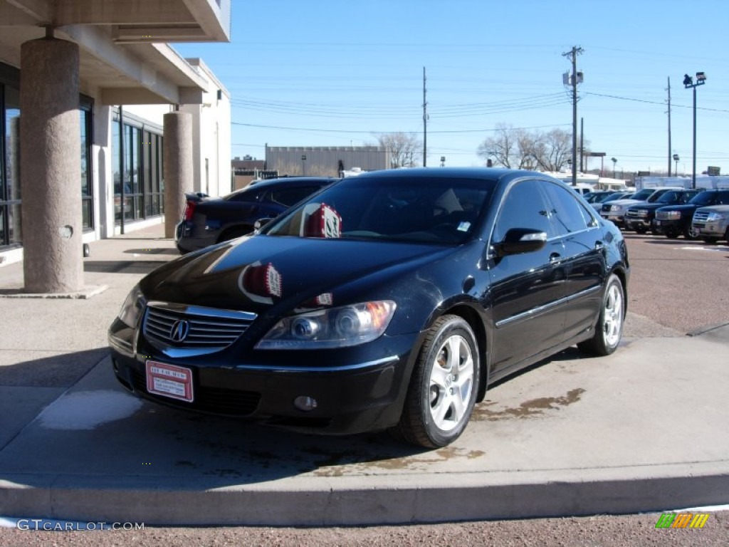 2005 RL 3.5 AWD Sedan - Nighthawk Black Pearl / Ebony photo #19