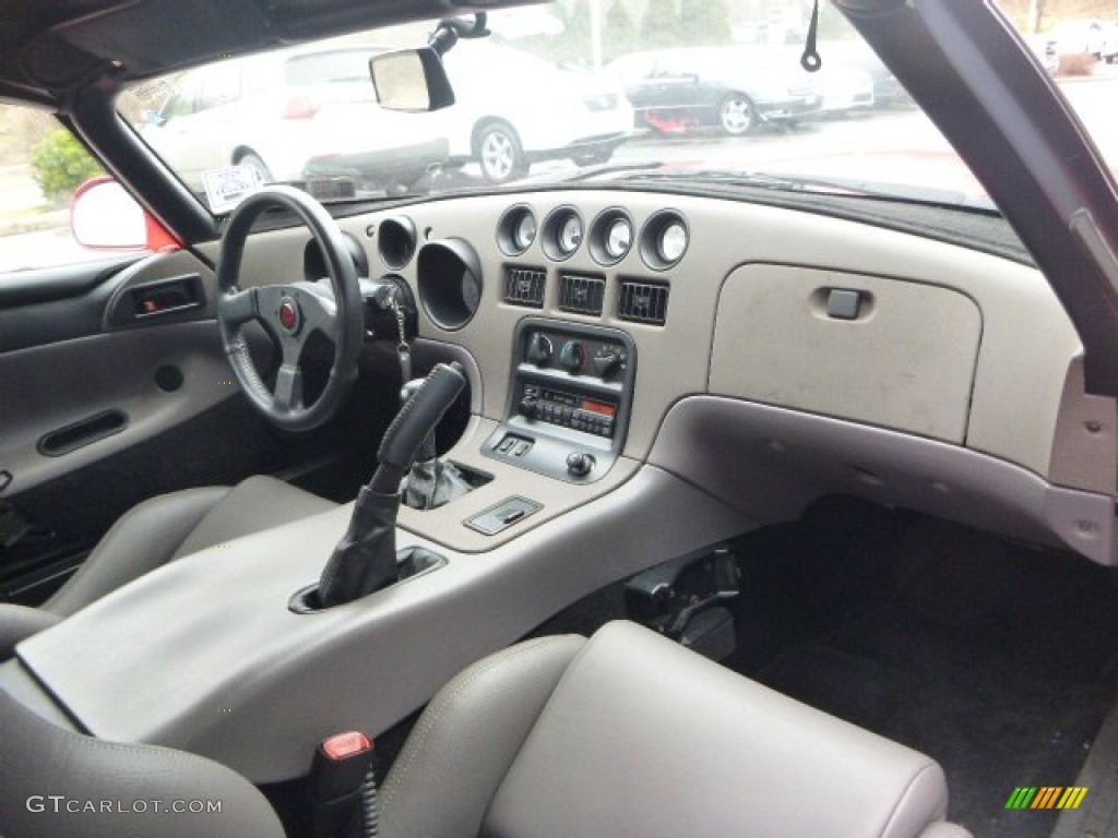1993 Dodge Viper RT/10 Roadster Gray Dashboard Photo #100284943