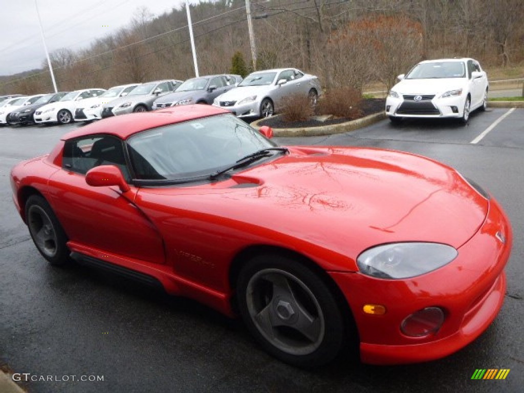 1993 Viper RT/10 Roadster - Viper Red / Gray photo #20