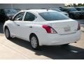 2012 Fresh Powder White Nissan Versa 1.6 S Sedan  photo #2