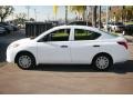 2012 Fresh Powder White Nissan Versa 1.6 S Sedan  photo #9