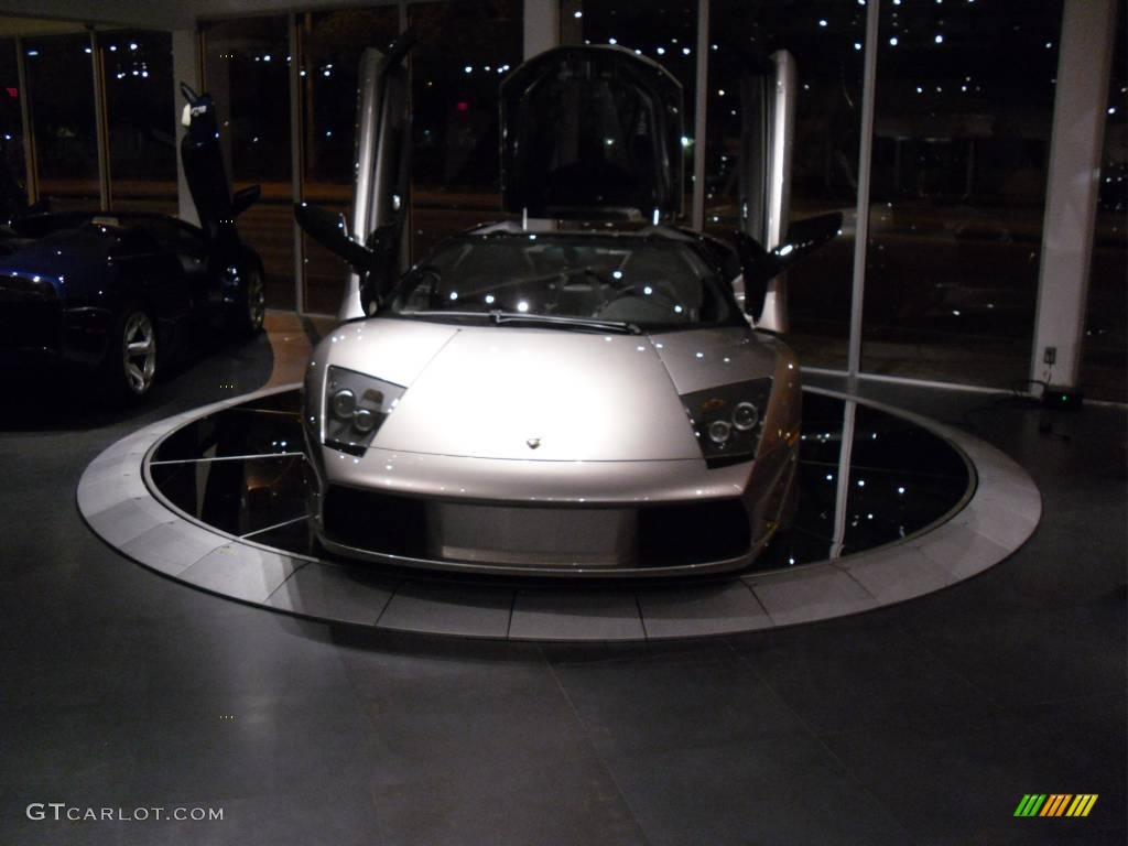 2005 Murcielago Roadster - Grigio Antares (Dark Silver) / Nero Perseus photo #42