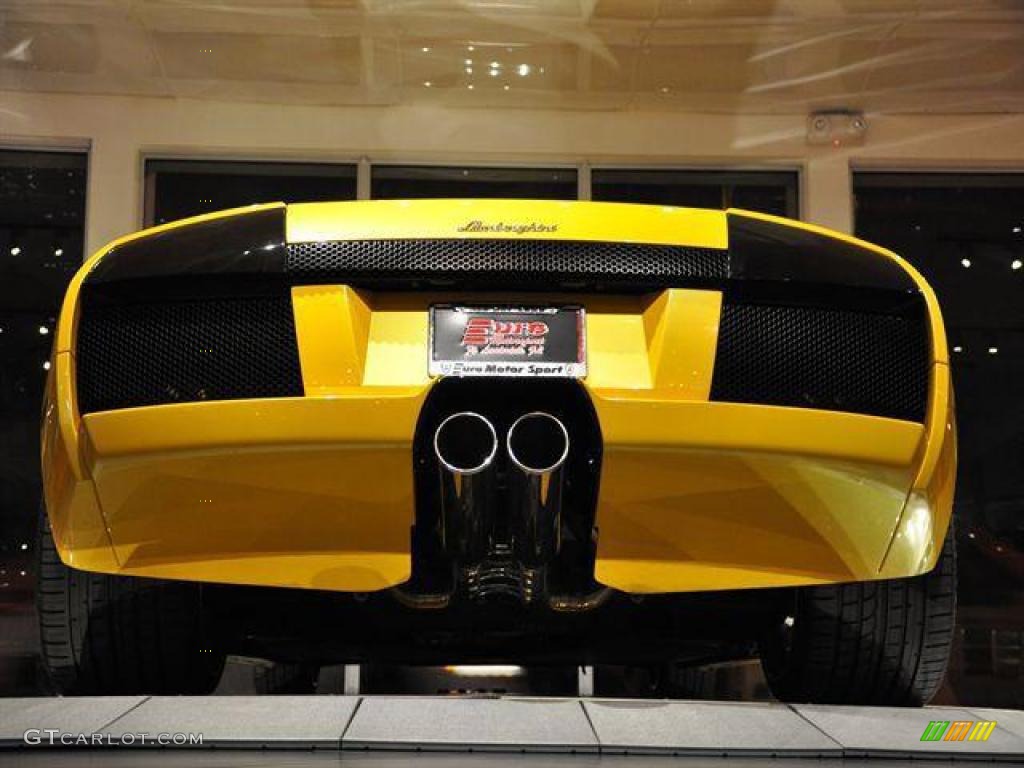 2006 Murcielago Roadster - Giallo Evros (Yellow) / Nero Perseus photo #5