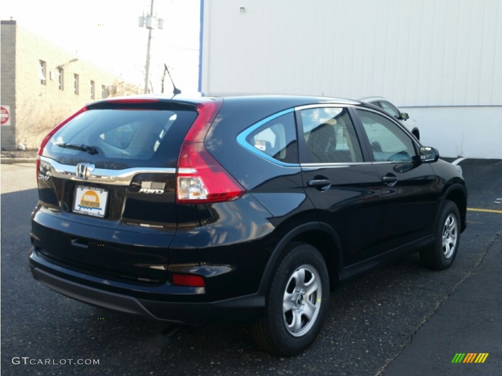 2015 CR-V LX AWD - Crystal Black Pearl / Black photo #2