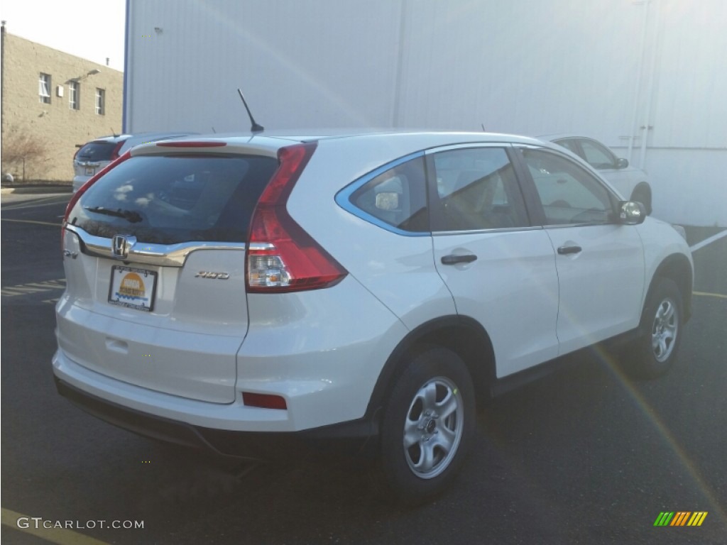2015 CR-V LX AWD - White Diamond Pearl / Beige photo #2