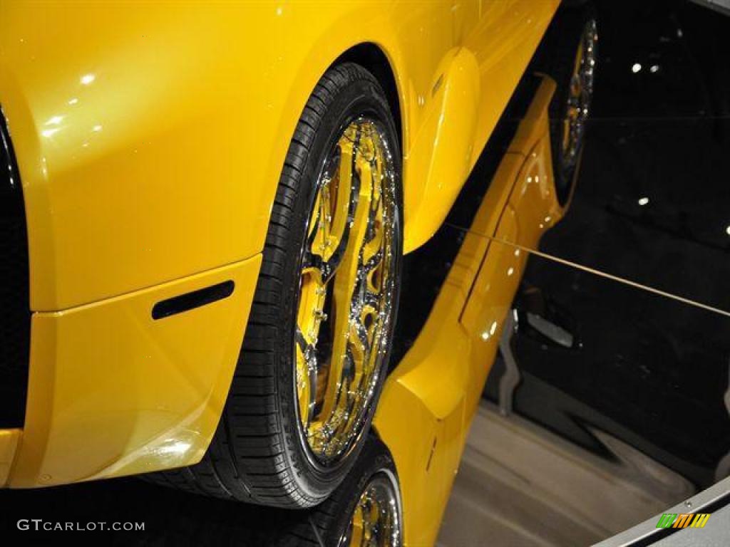 2006 Murcielago Roadster - Giallo Evros (Yellow) / Nero Perseus photo #11