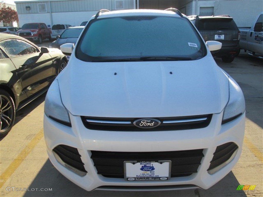 2015 Escape SE - White Platinum Metallic Tri-Coat / Charcoal Black photo #4