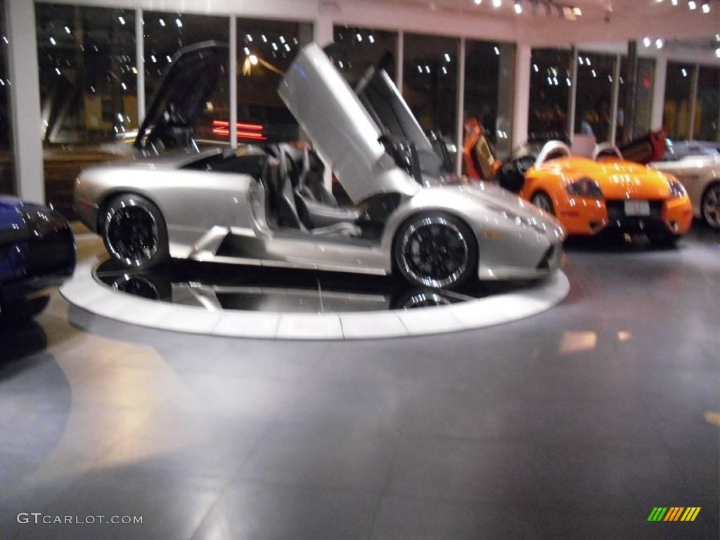 2005 Murcielago Roadster - Grigio Antares (Dark Silver) / Nero Perseus photo #51