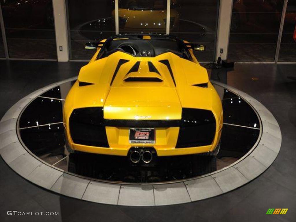 2006 Murcielago Roadster - Giallo Evros (Yellow) / Nero Perseus photo #16