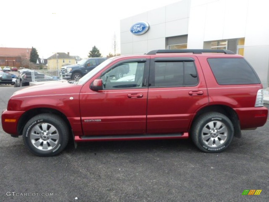 2007 Mountaineer AWD - Vivid Red / Charcoal Black photo #2