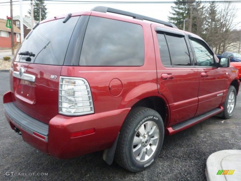 2007 Mountaineer AWD - Vivid Red / Charcoal Black photo #6