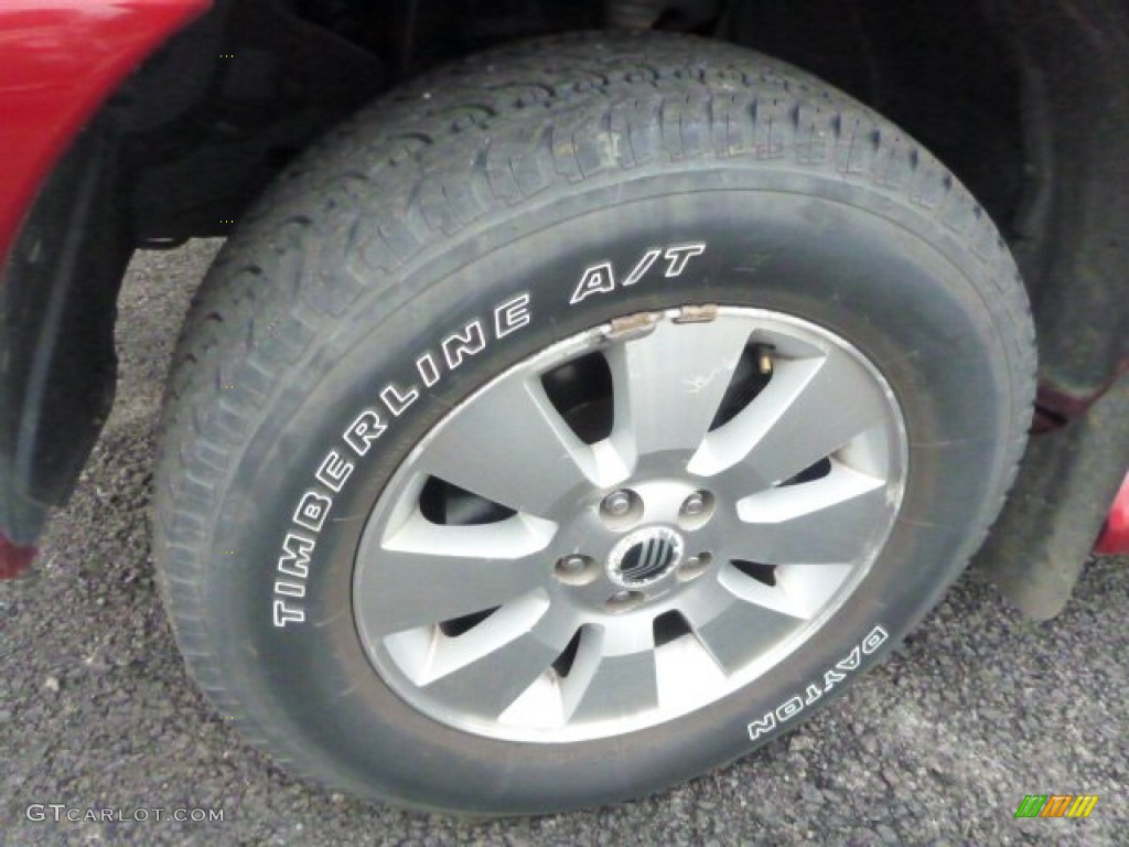 2007 Mountaineer AWD - Vivid Red / Charcoal Black photo #9