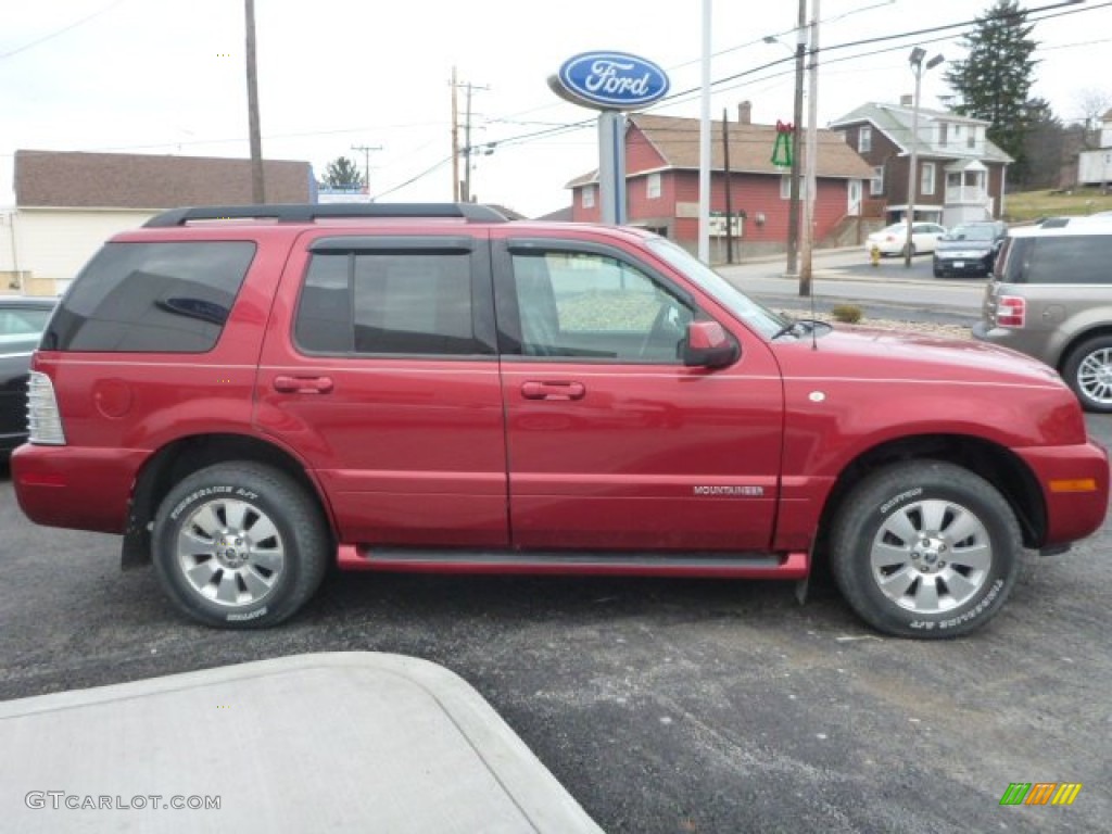 2007 Mountaineer AWD - Vivid Red / Charcoal Black photo #17