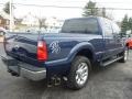 2011 Dark Blue Pearl Metallic Ford F250 Super Duty XLT Crew Cab 4x4  photo #6