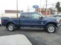 2011 Dark Blue Pearl Metallic Ford F250 Super Duty XLT Crew Cab 4x4  photo #7