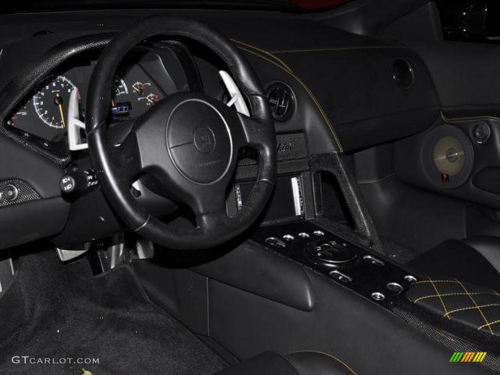 2007 Murcielago LP640 Coupe - Giallo Evros (Yellow) / Nero Perseus photo #9
