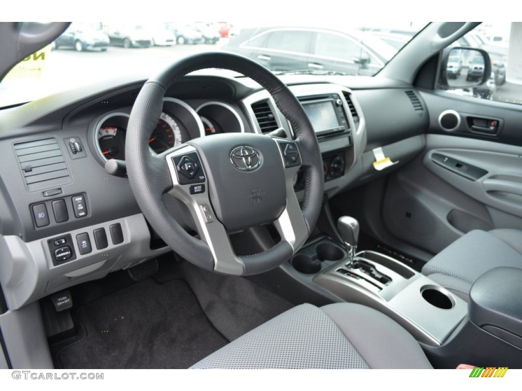Graphite Interior 2015 Toyota Tacoma PreRunner TRD Sport Double Cab Photo #100291773