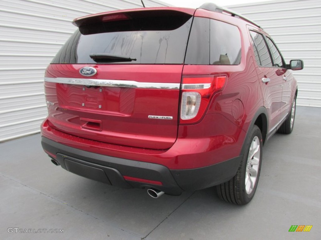 2015 Explorer Limited - Ruby Red / Medium Light Stone photo #4
