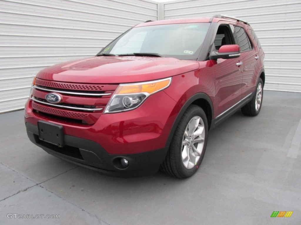 2015 Explorer Limited - Ruby Red / Medium Light Stone photo #7