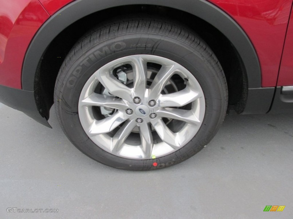 2015 Explorer Limited - Ruby Red / Medium Light Stone photo #11