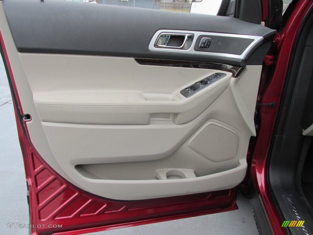 2015 Explorer Limited - Ruby Red / Medium Light Stone photo #25