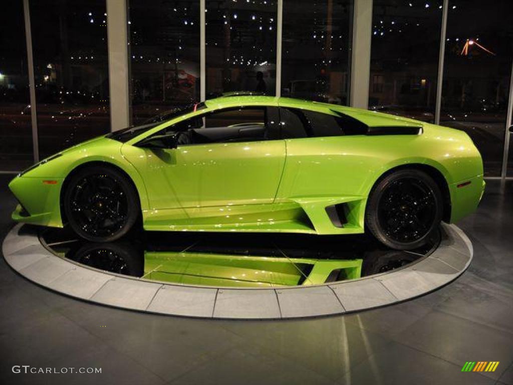 2008 Murcielago LP640 Coupe - Verde Ithaca (Pearl Green) / Nero Perseus photo #4
