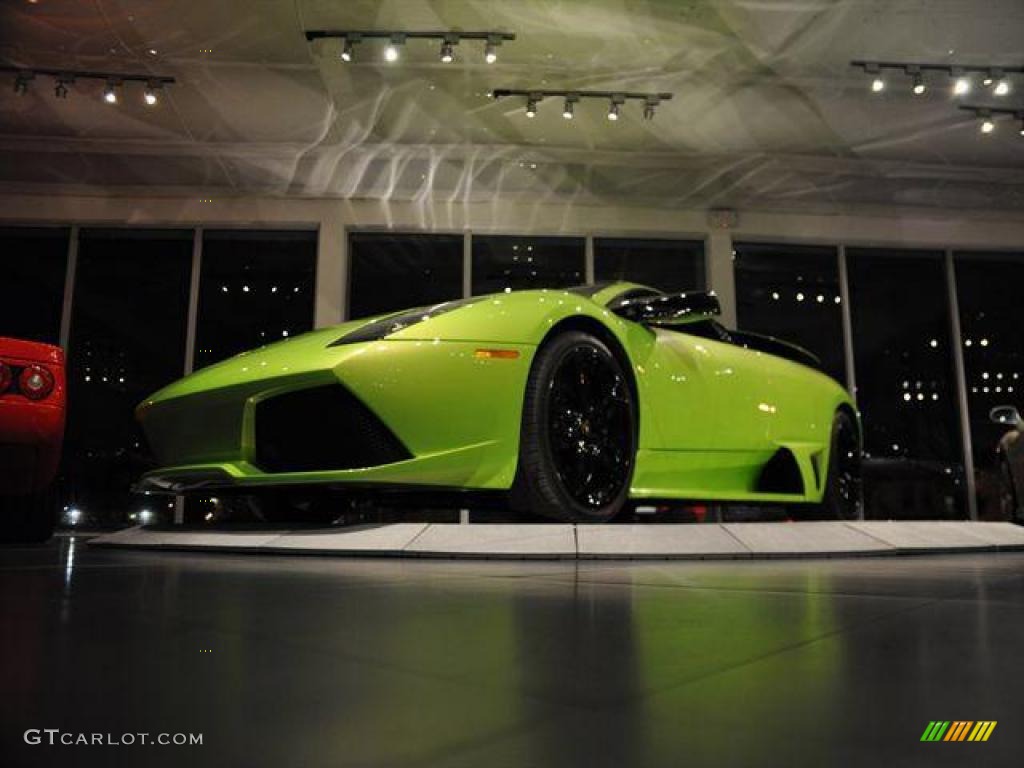 2008 Murcielago LP640 Coupe - Verde Ithaca (Pearl Green) / Nero Perseus photo #5