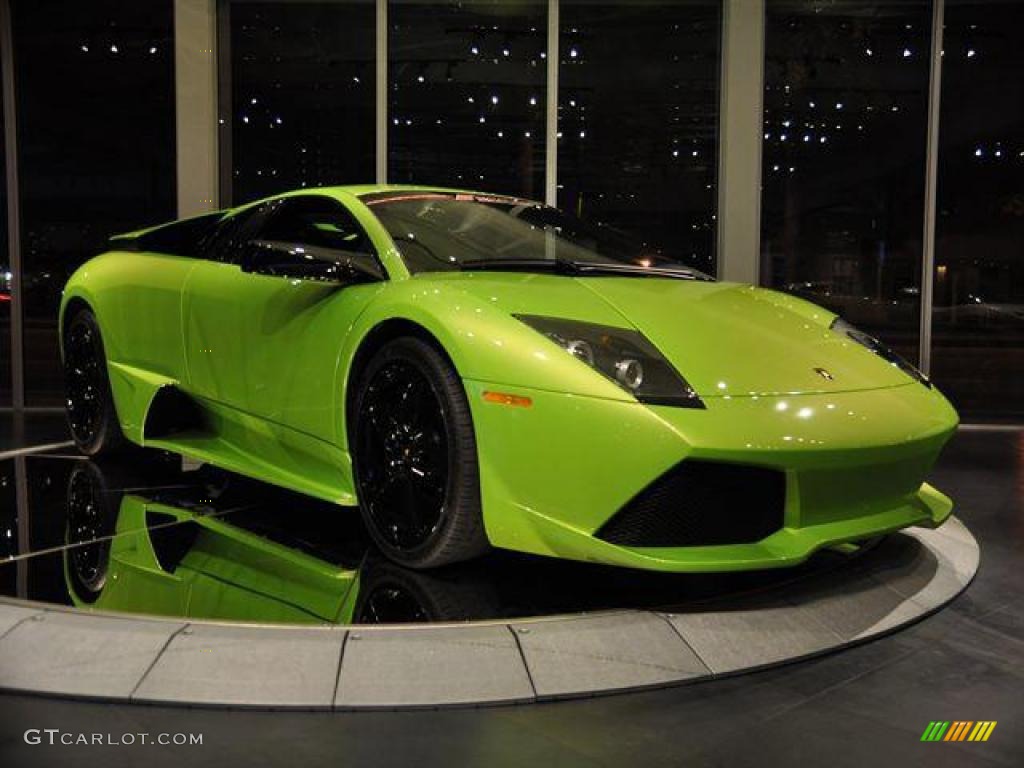 2008 Murcielago LP640 Coupe - Verde Ithaca (Pearl Green) / Nero Perseus photo #8