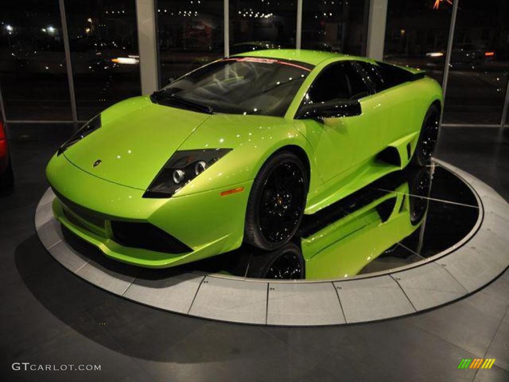 2008 Murcielago LP640 Coupe - Verde Ithaca (Pearl Green) / Nero Perseus photo #10