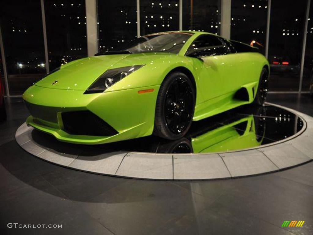 2008 Murcielago LP640 Coupe - Verde Ithaca (Pearl Green) / Nero Perseus photo #11