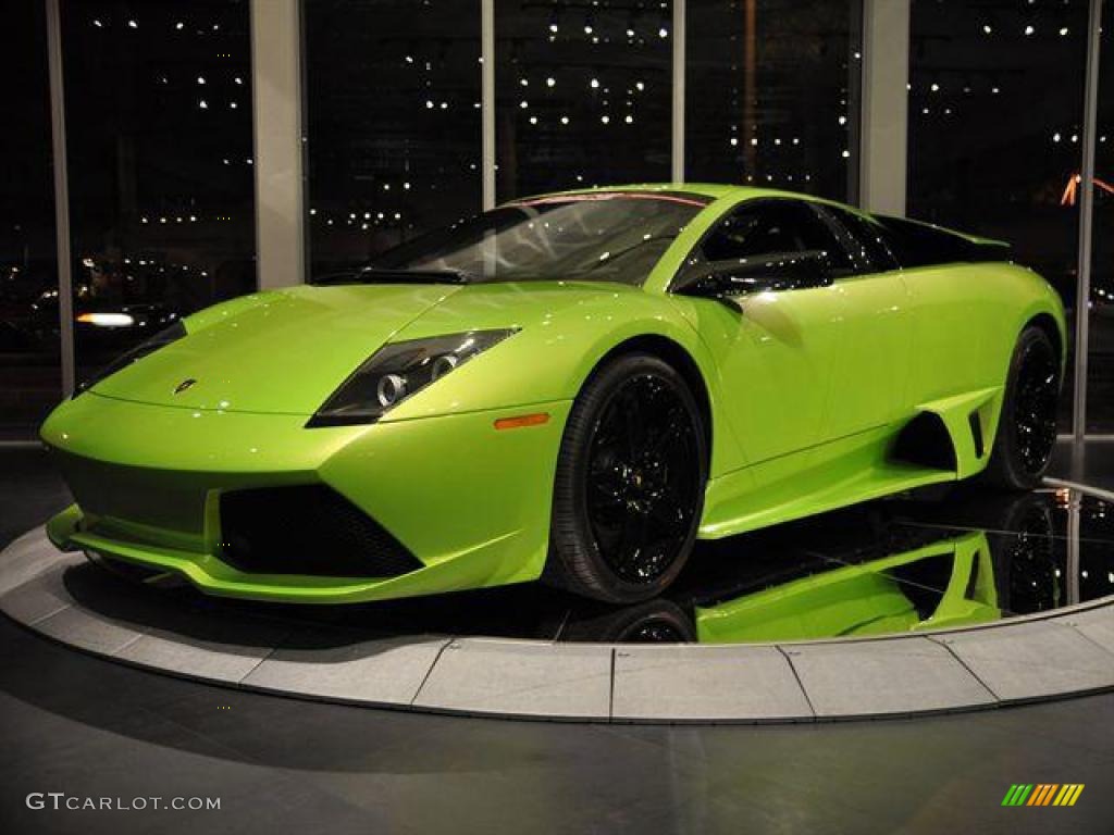 2008 Murcielago LP640 Coupe - Verde Ithaca (Pearl Green) / Nero Perseus photo #13