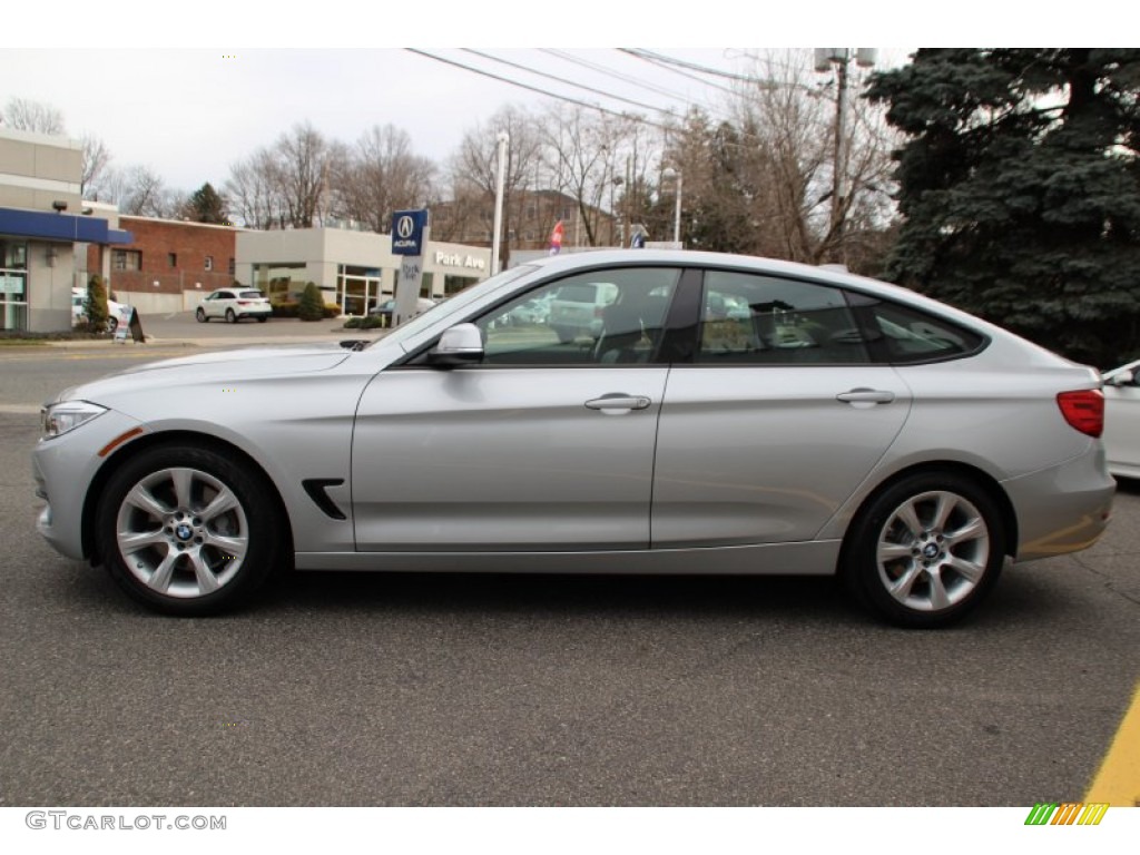 2014 3 Series 335i xDrive Gran Turismo - Glacier Silver Metallic / Black photo #6