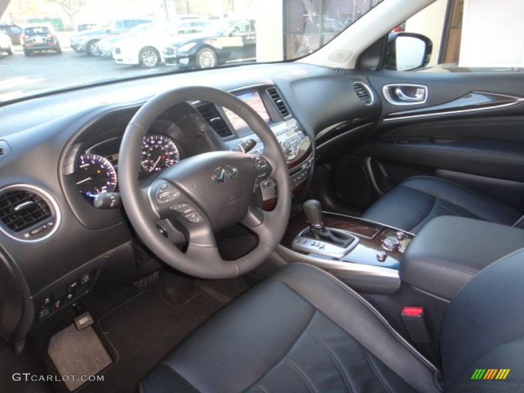 Graphite Interior 2015 Infiniti QX60 3.5 AWD Photo #100293222