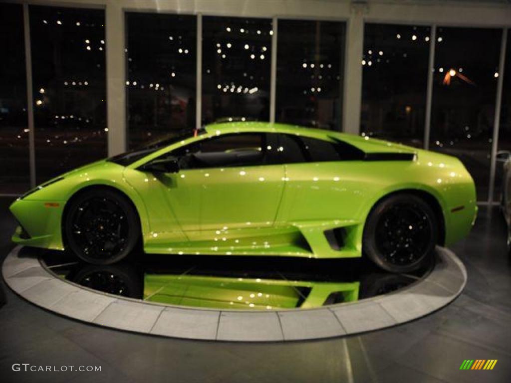 2008 Murcielago LP640 Coupe - Verde Ithaca (Pearl Green) / Nero Perseus photo #14